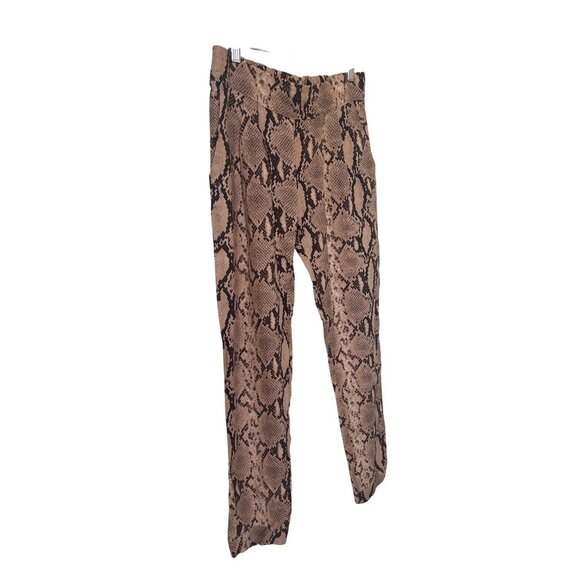 Enza Costa Python Print Tapered Trousers - Picture 5 of 10